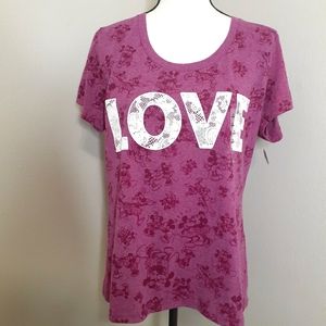 Disney organic cotton top size XL